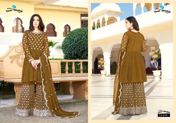 Your Choice Trandy Festival Wear Georgette Designer Salwar Suits